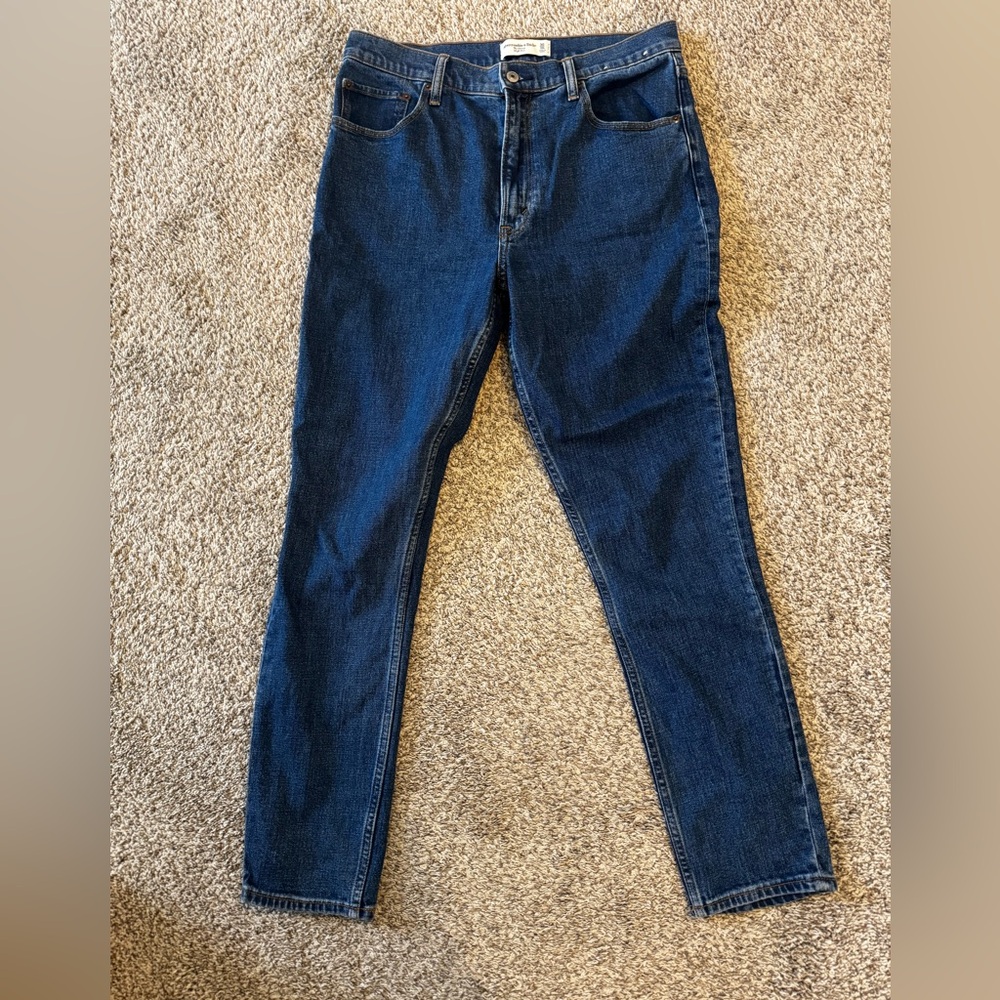 Abercrombie & Fitch Dark Blue Skinny Jeans